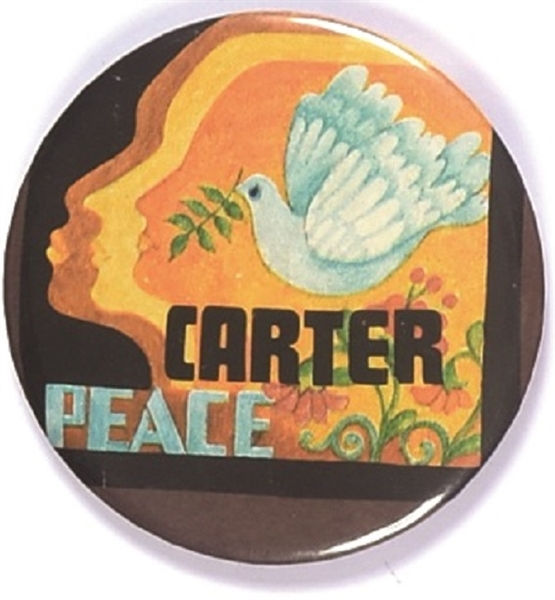 Beautiful Jimmy Carter Peace Celluloid
