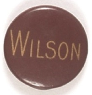 Wilson Smaller Size, Gold Letters Pin