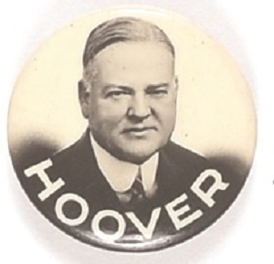 Hoover for President Striking Celluloid