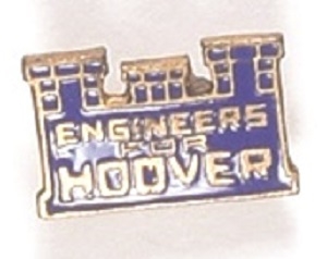 Hoover Engineers Enamel Pin