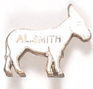 Smith White Donkey Enamel Pin