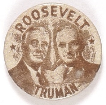 Roosevelt and Truman 1 Inch Jugate