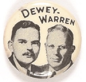 Dewey and Warren Celluloid Jugate
