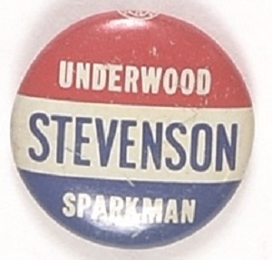 Stevenson, Sparkman, Underwood Coattail