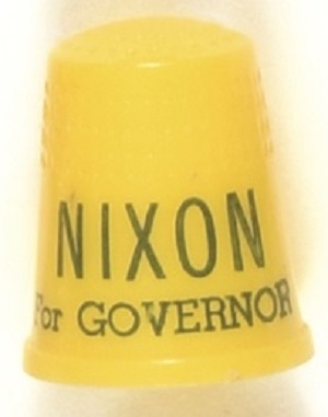 Nixon for Governor Thimble
