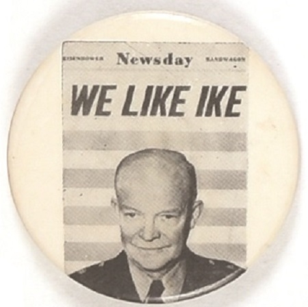 Eisenhower We Like Ike Newsday