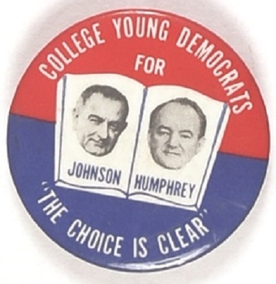 College Young Democrats for Johnson, Humphrey