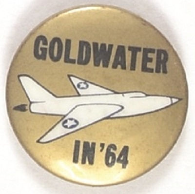 Goldwater Jet Fighter Pin
