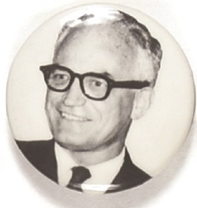 Goldwater Black and White Photo Pin