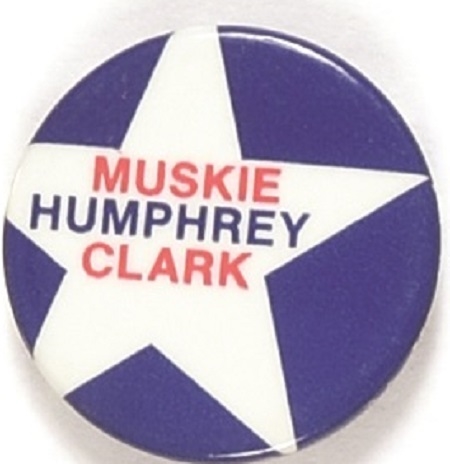 Humphrey, Muskie, Clark Pennsylvania Rare Version