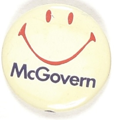 McGovern, Shriver RWB Litho Smiley Face
