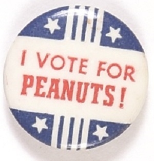 Carter I Vote for Peanuts