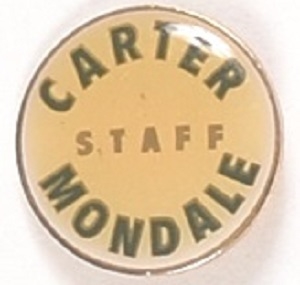 Carter, Mondale Staff Pin