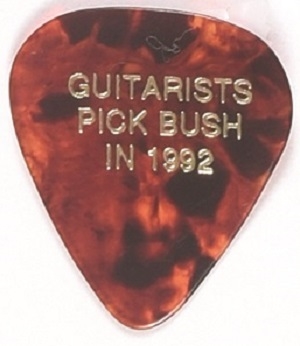 George Bush Guitar Pick