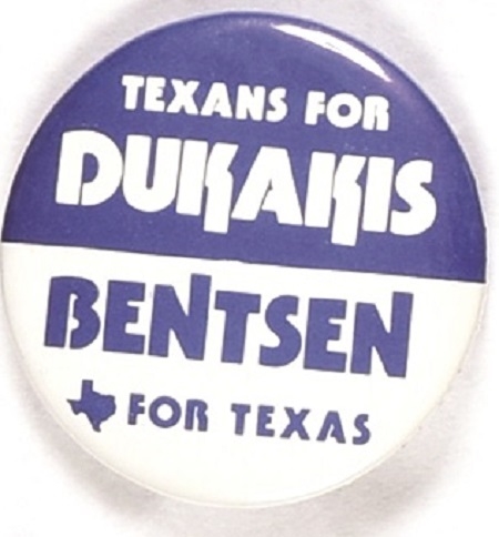 Texans for Dukakis, Bentsen