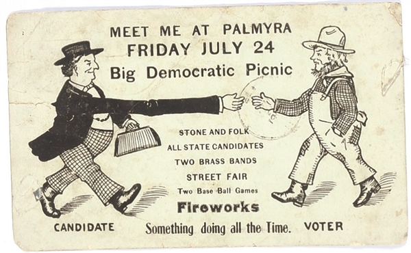 Bryan Palmyra Picnic Postcard