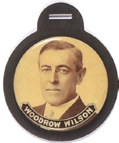 Woodrow Wilson Celluloid Fob