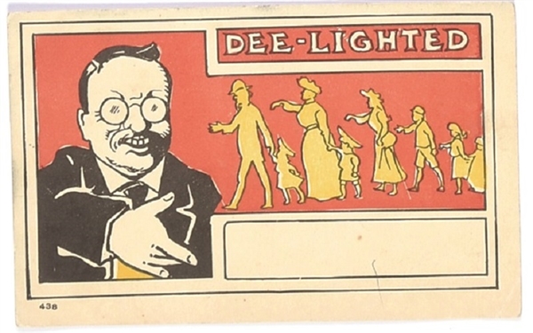 Roosevelt Dee-Lighted Postcard