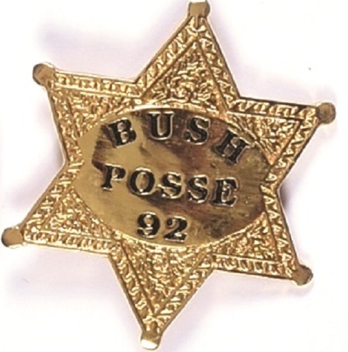 Bush Sheriffs Badge