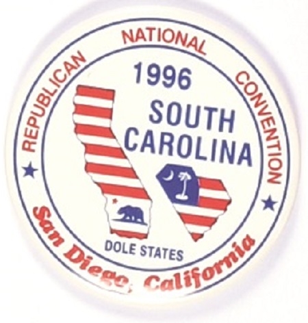 Dole South Carolina Convention Pin
