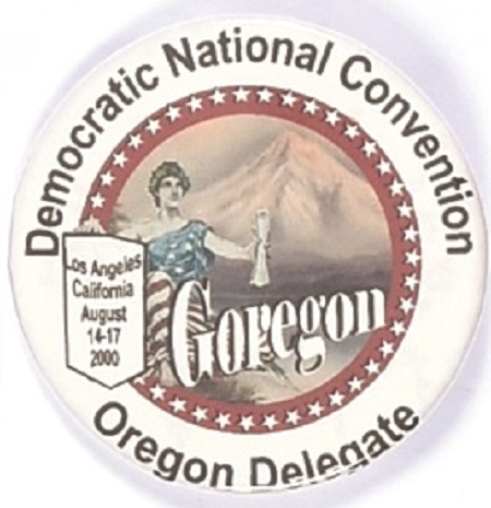 Gore Oregon Delegate Pin