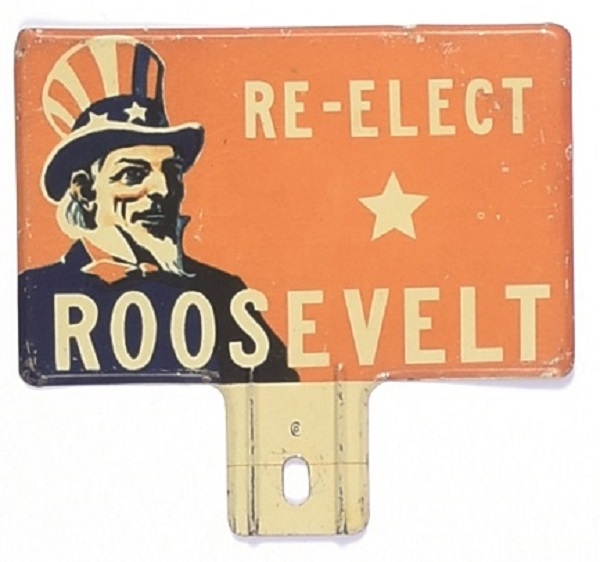 Franklin Roosevelt Uncle Sam License Attachment