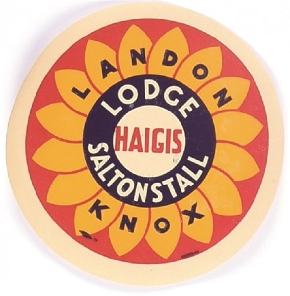Landon, Knox Massachusetts Coattail Sticker