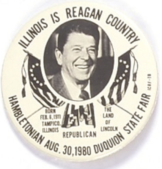 Reagan Illinois Hambletonian Pin