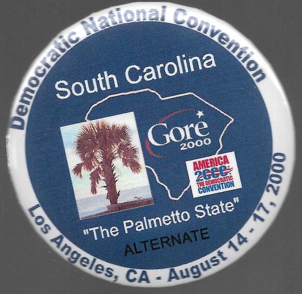 Gore South Carolina Convention Pin