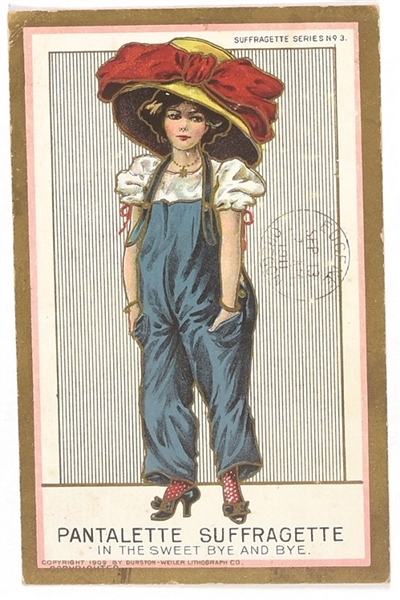 Pantalette Suffragette, Suffragette Series No. 3