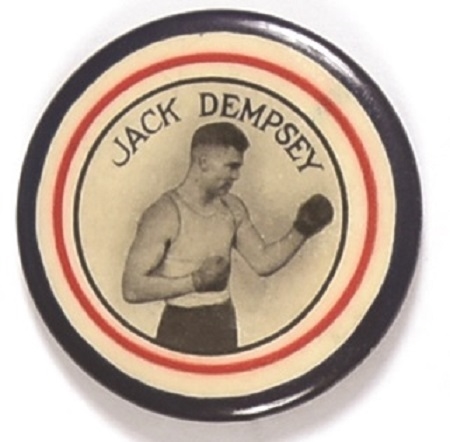 Rare Jack Dempsey Boxing Pin