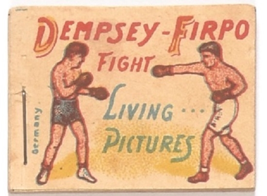 Dempsey-Firpo Fight Flip Book