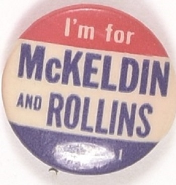McKeldin and Rollins Maryland Pin