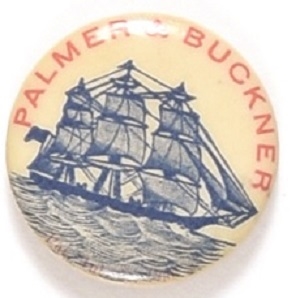 Palmer and Buckner 1896 Sailing Ship Pin