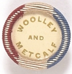 Woolley and Metcalf Prohibition Party Stickpin