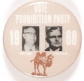 Munn, Fisher Prohibition Party 1968 Jugate
