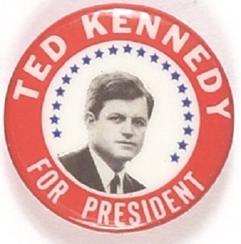 Ted Kennedy for President 1968 Pin