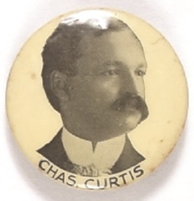 Charles Curtis Early Photo Celluloid