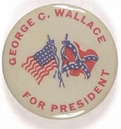Wallace for President Confederate, American Flags
