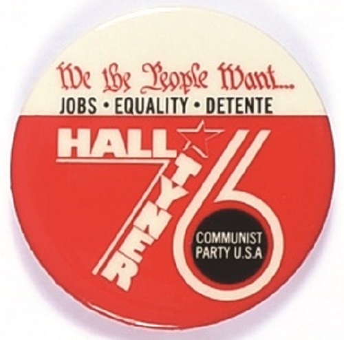 Hall, Tyner We the People Communist Pin