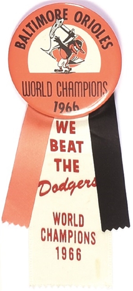 Baltimore Orioles 1966 World Champions