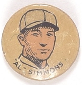 Al Simmons Baseball Pin