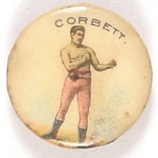 Gentleman Jim Corbett Boxing Pin