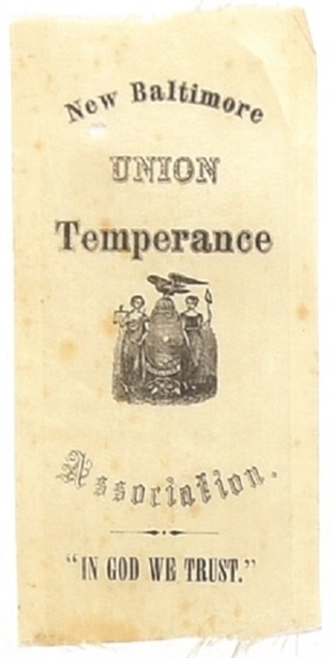 New Baltimore Union Temperance Ribbon