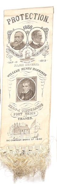 Harrison, Morton Protection, Tippecanoe Ribbon