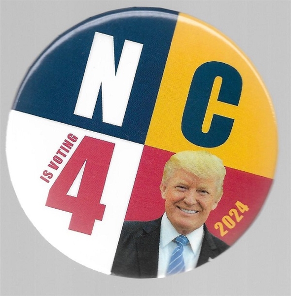 North Carolina for Trump 2024 Celluloid