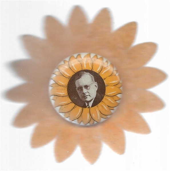 Landon Sunflower Pin and Felt Flower 