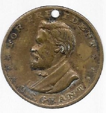 Grant, Wilson 1872 Medal 