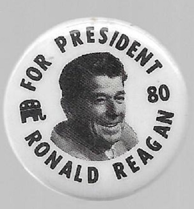 Reagan Small 1980 Pin