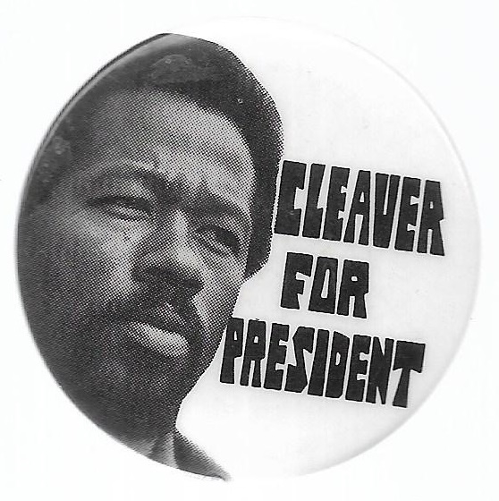 Cleaver for President White Celluloid 